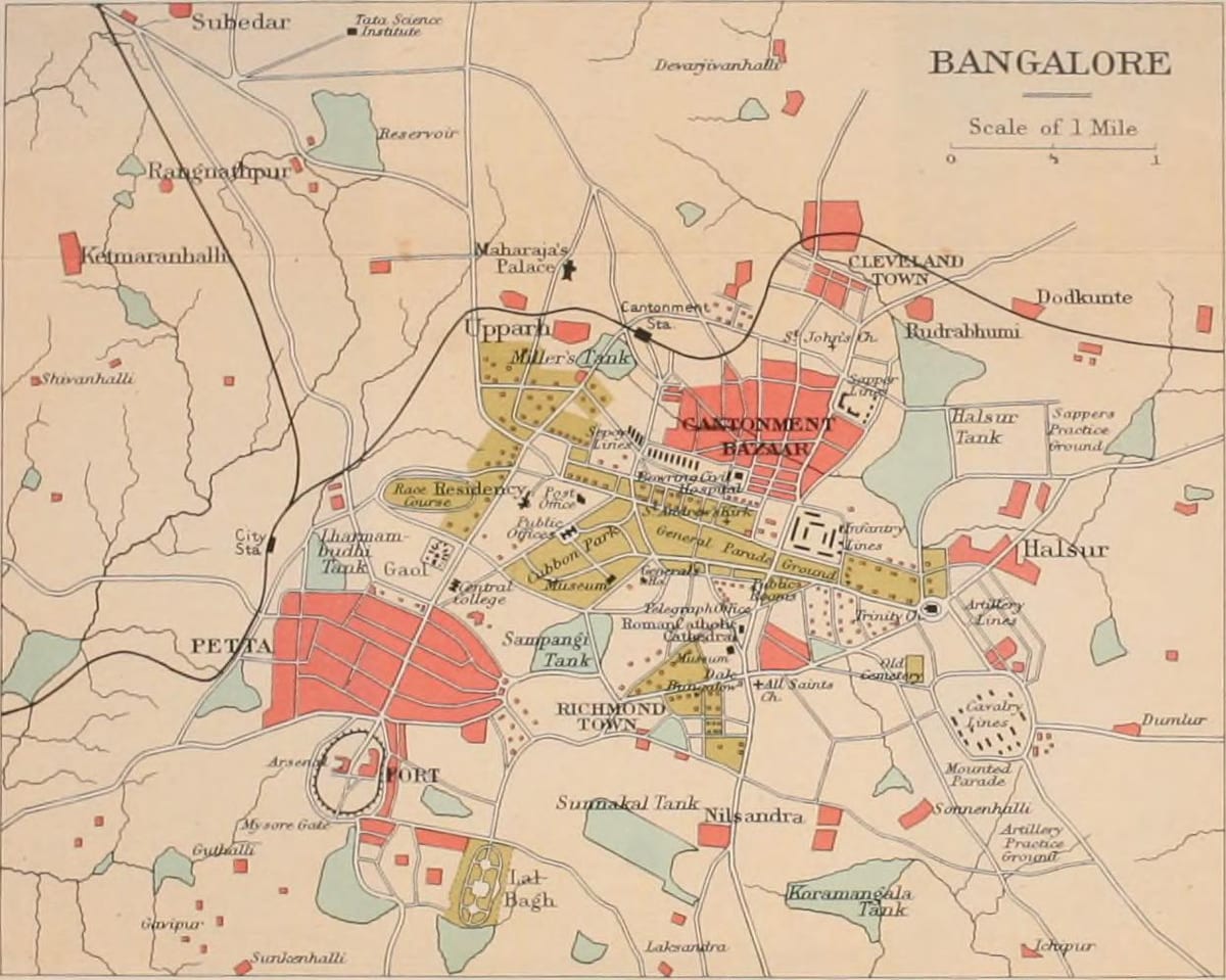India. kgm เก่าของแผนที่