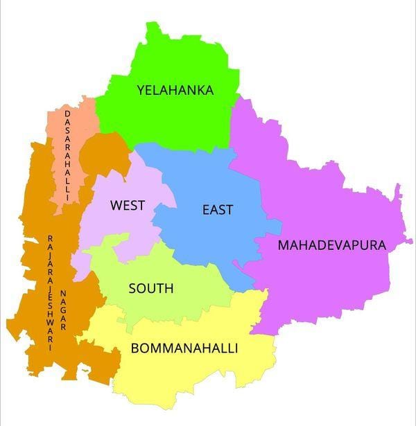 India. kgm BBMP ตึกบนแผนที่