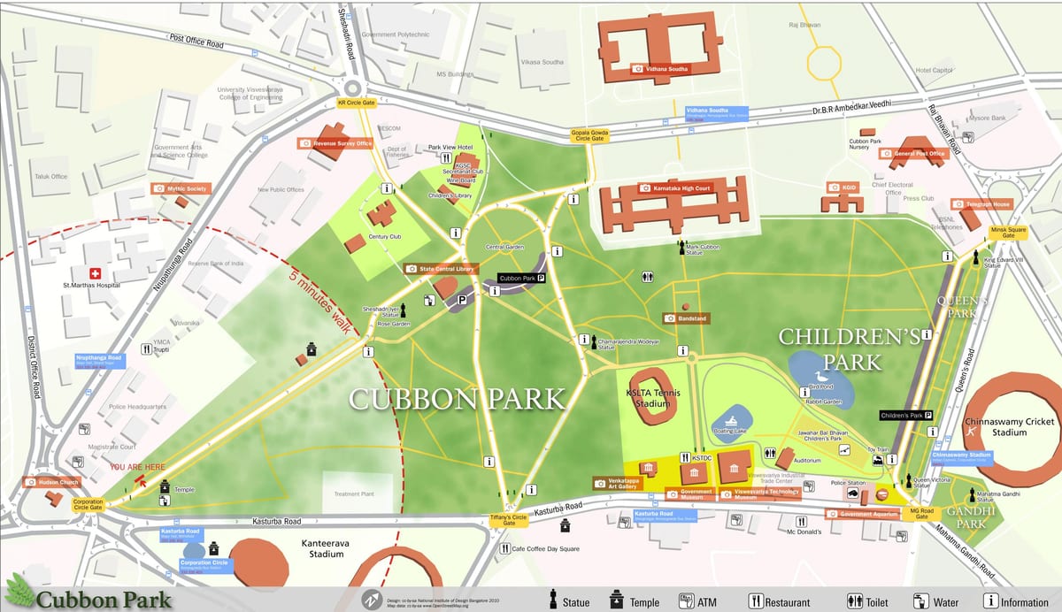 แผนที่ของ Lalbagh india. kgm