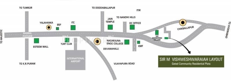 Vishweshwaraya การจัดวางแผนที่